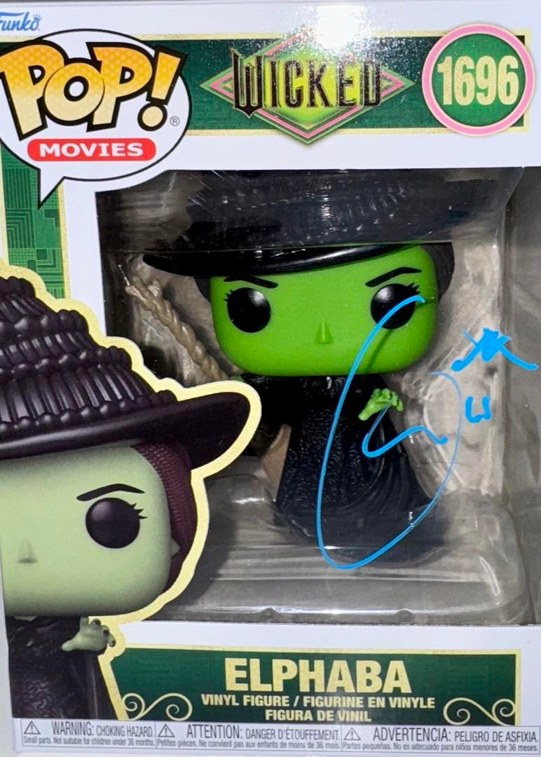 Cynthia Erivo Signed Funko Pop #1696 "Elphaba" (Wicked) - Beckett COA #03